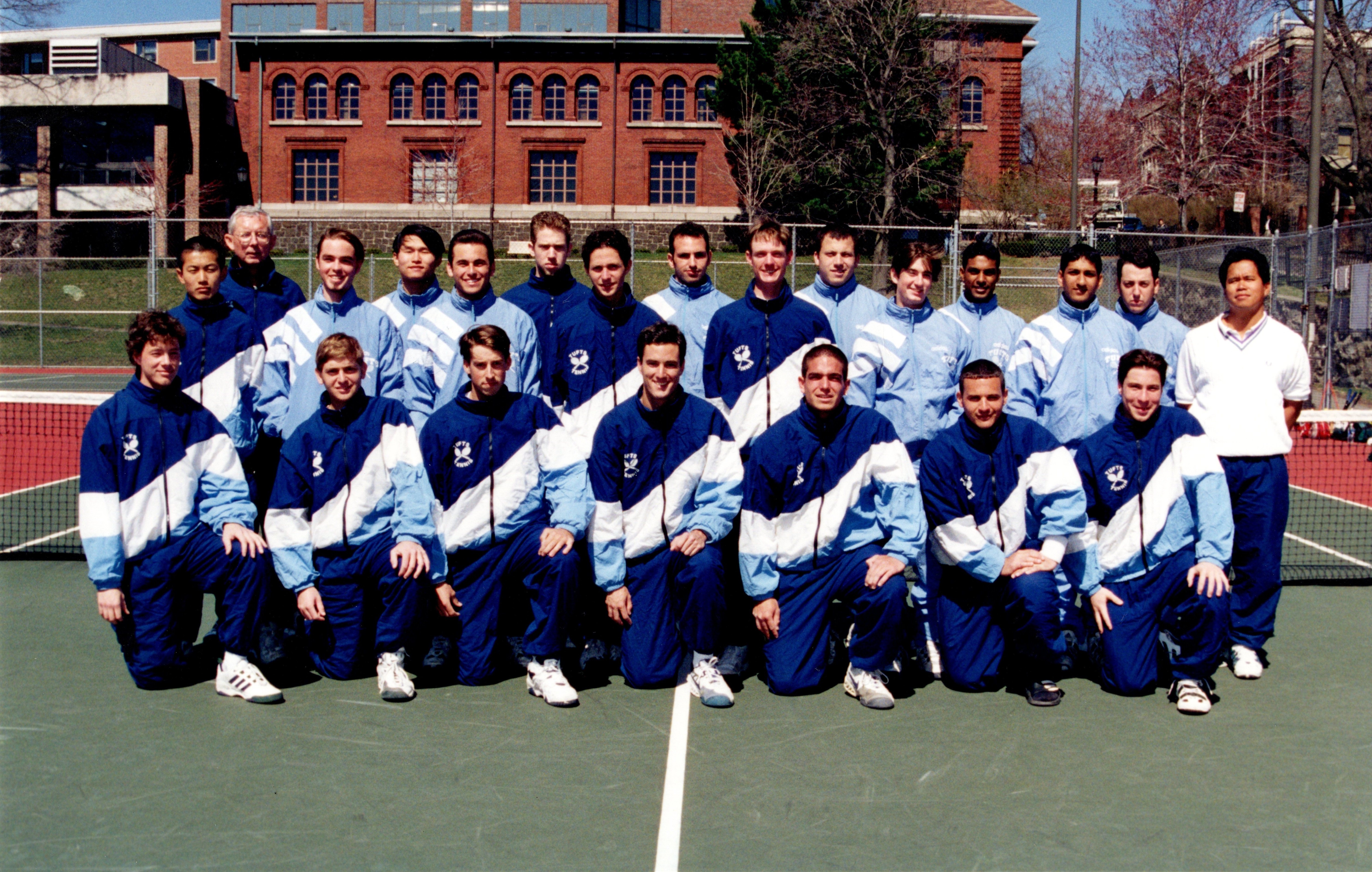 1997 Tufts University NCAA Tennis Team (I am in the center of the back row.)